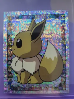 1999 Merlin Pokemon Eevee Prism Sticker #S21 Vintage Pokemon - Image 1