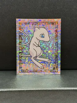 NEAR MINT Mew Merlin Pokemon Album Stickers Silver Prism #S23 1999 NM - Image 1