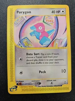 Pokemon Aquapolis Porygon 103a/147 NEAR MINT - Image 1