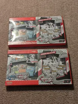 Pokemon TCG 1 Black Bolt/White Flare Poster + WhiteFlare Binder Sams Club Bundle - Image 1