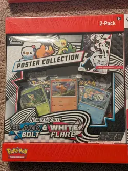 Pokemon TCG 1 Black Bolt/White Flare Poster + WhiteFlare Binder Sams Club Bundle - Image 3