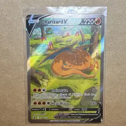 Pokemon TCG Sword & Shield Promo Charizard V SWSH260 Holo Basic 220 HP - Image 2