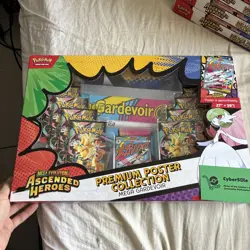 Pokemon TCG Ascended Heroes Premium Poster Collection Mega Gardevoir Ex - Image 1