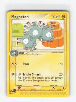 MAGNETON 35/97 EX DRAGON POKEMON TCG LP - Image 1