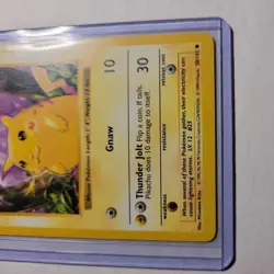 1999 Pokemon Base Set Pikachu Red Cheeks Shadowless #58/102 - Image 4