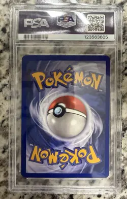 1999 Pokemon Fossil 1st Edition Gengar Holo #5/62 PSA 7 - Image 2