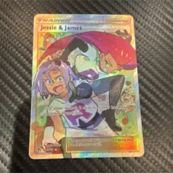 Pokemon Jessie & James Trainer Full Art Holo Rare 68/68 Hidden Fates - Image 1