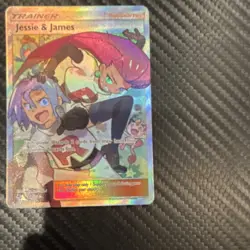 Pokemon Jessie & James Trainer Full Art Holo Rare 68/68 Hidden Fates - Image 4