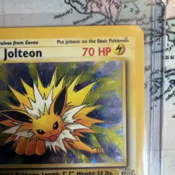 Pokemon Jolteon Holo Rare 4/64 Jungle Set Vintage 1999 TCG NM-LP Condition - Image 3