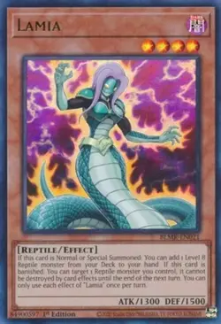 Lamia - BLMR-EN021 - Ultra Rare - 1st Edition - Lightly Played - Image 1