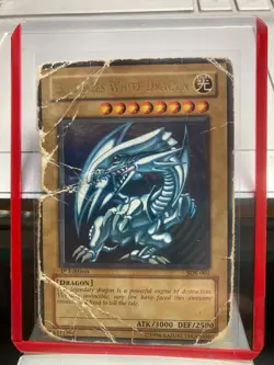 Yugioh Blue Eyes White Dragon SDK-001 Starter Deck Kaiba Ultra Rare 1st Edition - Image 1