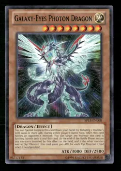 Galaxy-Eyes Photon Dragon (Starfoil) #SP13-EN008 Yugioh Starfoil Rare - Image 1