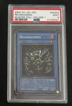 Yugioh Relinquished EN003 | Master Collection Volume 1 | PSA 9 - Image 1