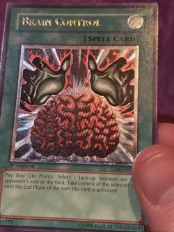 1x YuGiOh Brain Control Ultimate Rare TLM-EN038 EURO 1st Edition MP/HP - Image 4