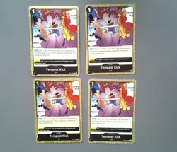 Tempest Kick Foil OP07-096 Playset ×4 One Piece TCG 500 Years In The Future - Image 1