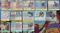 One Piece Shirahoshi (Green/Yellow) Competitive Deck + Options + 10 DON- Sleeved - Image 2