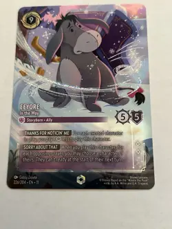 Disney Lorcana - Winterspell: Eeyore - In the Way (Enchanted) 226/204 - Image 1