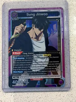 SUNG JINWOO SR UE17BT/SLG-1-021 UNION ARENA SOLO LEVELING PACK FRESH QTY - Image 1