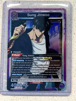 SUNG JINWOO SR UE17BT/SLG-1-021 UNION ARENA SOLO LEVELING PACK FRESH QTY - Image 2