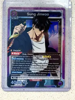 SUNG JINWOO SR UE17BT/SLG-1-021 UNION ARENA SOLO LEVELING PACK FRESH QTY - Image 3