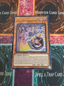 Yu-Gi-Oh! EM:P Meowmine PHNI-EN032 Ultra Rare 1st Edition Near Mint - Image 1