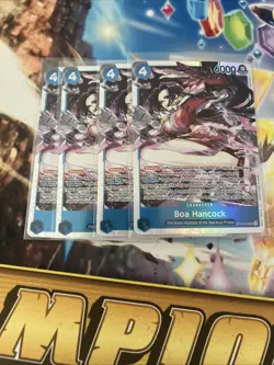 4x Playset ST17-004 Boa Hancock SR One Piece TCG ST17 Starter English Playset - Image 1