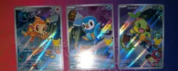 Pokemon First Partner Illustration 30th Collection Promo Lot of 3 Cards - Image 1