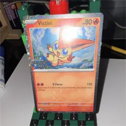 Victini 012/086 Black Bolt Holo Basic Fire 80 HP 120 Card Stock Pokemon TCG - Image 1