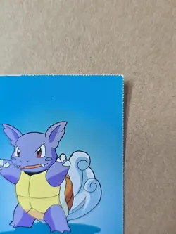 Wartortle Pokemon 1999 Game Freak Creatures 1999 Sticker Pokemon Card #08 Rare - Image 3