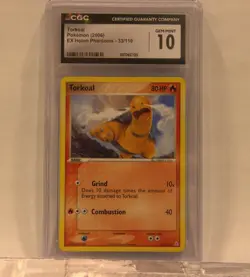 CGC 10 - Torkoal 33/110 - EX Holon Phantoms - Pokemon Card - Image 1