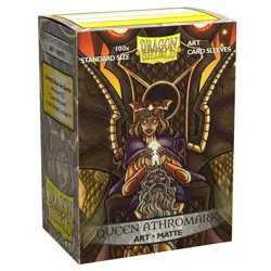 DRAGON SHIELD Queen Athromark 100 Matte CARD SLEEVES DECK PROTECTORS MTG - Image 1