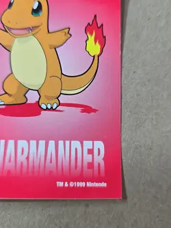 Charmander Pokemon 1999 Game Freak Creatures 1999 Sticker Pokemon Card #4 - Image 4