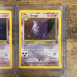 Pokemon TCG Fossil HOLOS Lot Haunter Gengar Muk Magneton 4 Cards LP or better! - Image 3