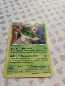 Chesnaught 11/162 Breakthrough Holo NM Pokemon TCG Card + 🎁 - Image 1