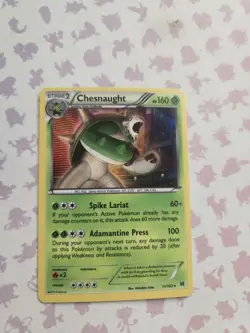Chesnaught 11/162 Breakthrough Holo NM Pokemon TCG Card + 🎁 - Image 2
