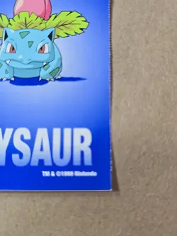Ivysaur Pokemon 1999 Game Freak Creatures 1999 Sticker Ivysaur Pokemon Card #2 - Image 4
