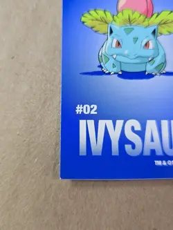 Ivysaur Pokemon 1999 Game Freak Creatures 1999 Sticker Ivysaur Pokemon Card #2 - Image 5