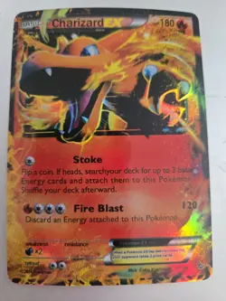 Pokemon Charizard EX Holo Ultra Rare Flashfire 11/106 Basic 180 HP Card - Image 1