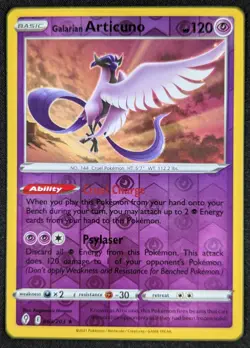 Galarian Articuno 2021 Evolving Skies Reverse Holo RarePokemon Card 063/203 (NM) - Image 1