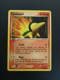 Pokemon Card Cyndaquil 59/101 EX Hidden Legends Common - Image 1
