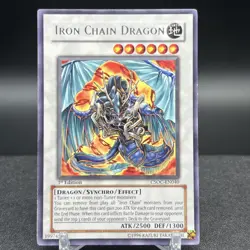 Iron Chain Dragon CSOC-EN040 1st Edition Rare Yugioh Card - Image 1