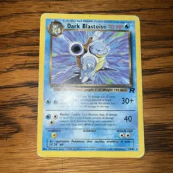 Dark Blastoise 20/82 Rare 1st Edition Team Rocket Pokemon Card. See pics - Image 1