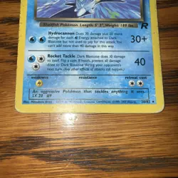 Dark Blastoise 20/82 Rare 1st Edition Team Rocket Pokemon Card. See pics - Image 2