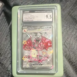 Pokemon TCG Charizard ex Black Star Promo CGC 9.5 Card 074 Full Art Holo - Image 1