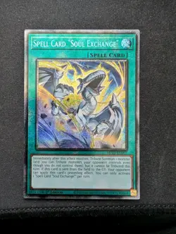 Spell Card "Soul Exchange" MP25-EN007 2025 Mega-Pack 1st Edition - Image 1