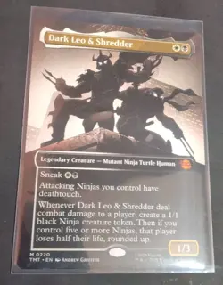 Dark Leo & Shredder (Borderless) Teenage Mutant Ninja Turtles Regular - Image 1