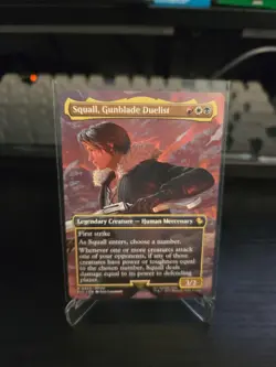 Squall, Gunblade Duelist (Borderless) Magic The Gathering Final Fantasy NM - Image 1