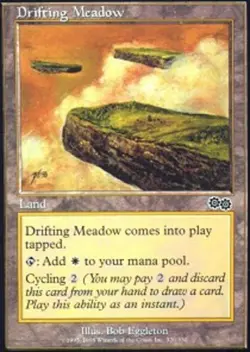 4x Drifting Meadow ~ Near Mint Urza's Saga MTG Magic x4 4 UltimateMTG Playset La - Image 1
