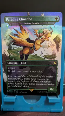 Paradise Chocobo - Birds of Paradise (Borderless) P Commander: FINAL FANTASY 483 - Image 1