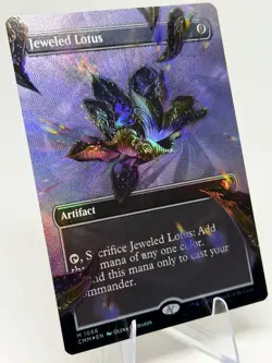 Jeweled Lotus TEXTURED FOIL Commander Masters MTG NM 1066 - Image 3